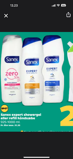 Sanex expert showergel