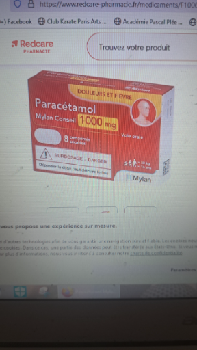 Mylan Paracétamol 1000 mg