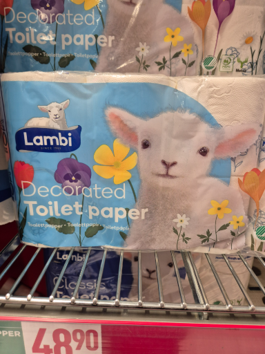 Lambi Decorated Toilet paper