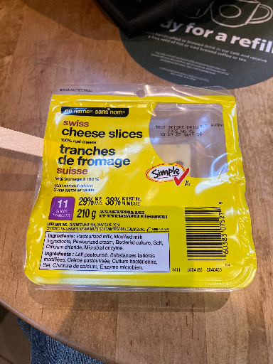 Simple Swiss Cheese Slices