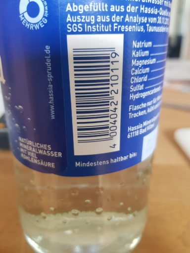 Hassia Sprudel Mineralwasser