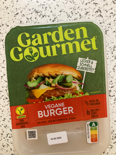 Garden Gourmet Vegane Burger