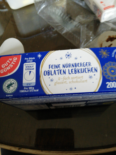 Gut&Günstig Feine Nürnberger Oblaten Lebkuchen