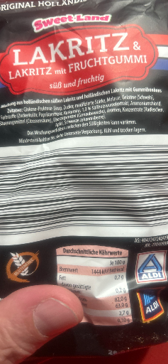 Sweet Land Lakritz & Fruchtgummi