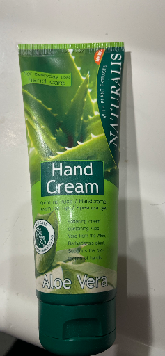 Naturals Hand Cream Aloe Vera