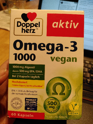 Doppelherz aktiv Omega-3 1000 vegan