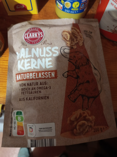Clarkys Walnusskerne Naturbelassen 200 g