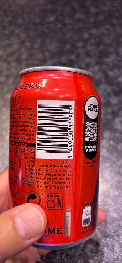 Coca Cola Zero soft drink