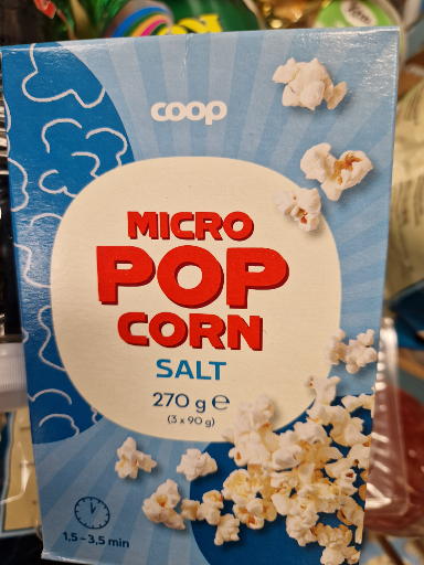 Coop Micro Pop Corn Salt
