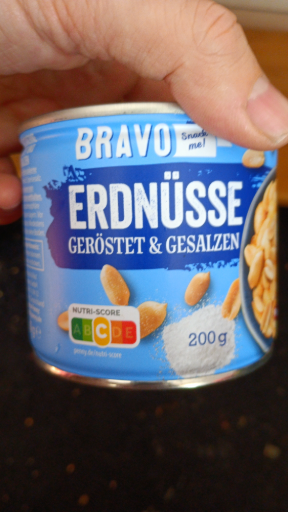 BRAVO Erdnüsse geröstet & gesalzen