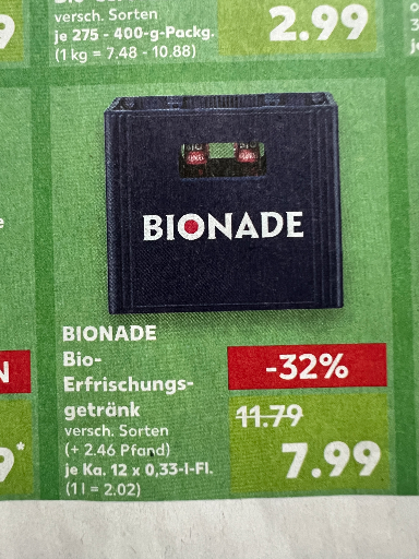 Bionade Kräuter Bio-Erfrischungsgetränk