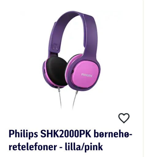 Philips SHK2000PK Headphones