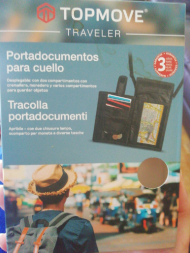 Topmove portadocumentos de viaje