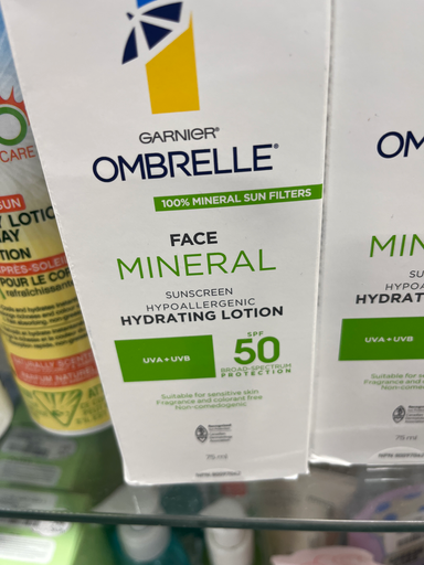 Garnier Ombrelle Face Mineral Hydrating Lotion