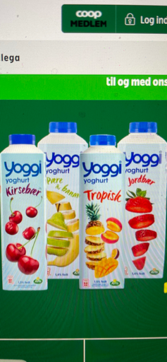Yoggi yoghurt