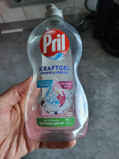 Pril Kraftgel Power & Perlen Granatapfel & Orangenblüte