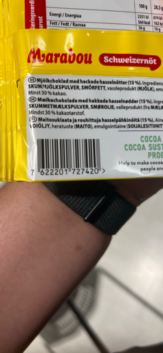Marabou Schweizernöt chocolate