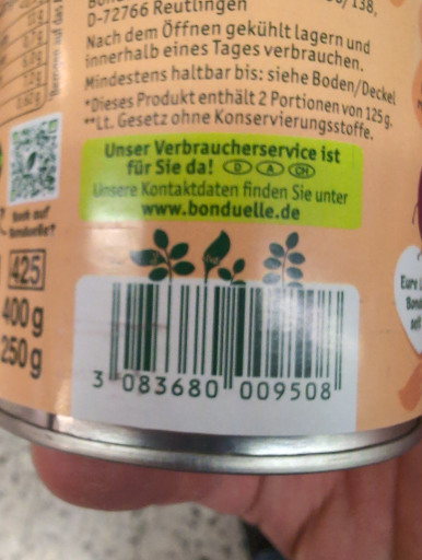 Bonduelle Erbsen