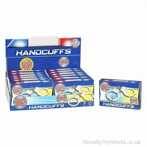 JASINCESS Toy Metal Handcuffs with Keys