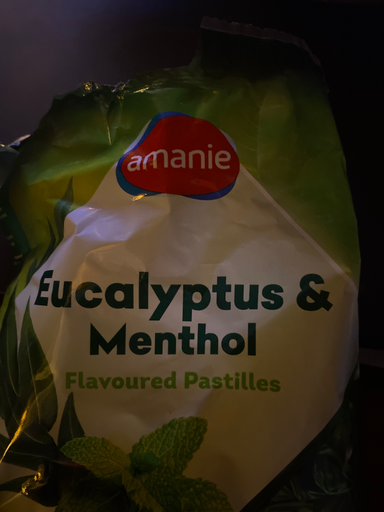 Amanie Eucalyptus & Menthol Flavoured Pastilles