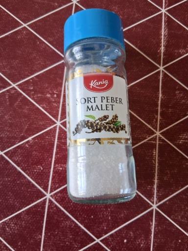 Kania malet sort peber