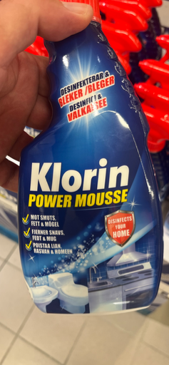 Klorin Power Mousse rengöringsspray