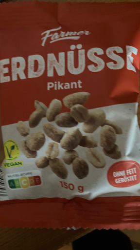 Farmer Erdnüsse Pikant Snack
