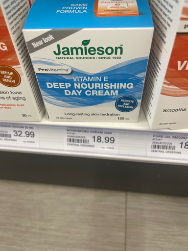 Jamieson Vitamin E Deep Nourishing Day Cream