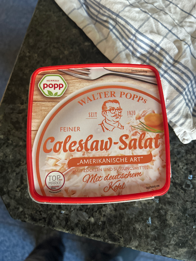 Popp Feinkost Walter Popps Coleslaw-Salat
