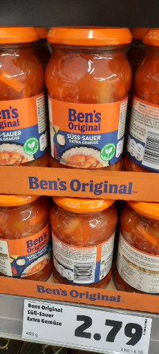 Ben's Original Süß-Sauer Extra Gemüse