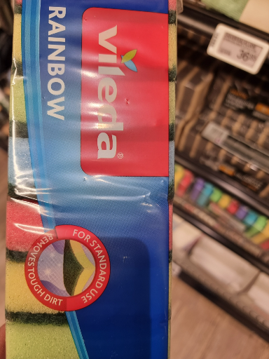 Vileda Rainbow Sponge Scourer