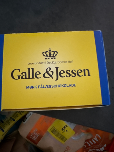 Mørk Pålægschokolade