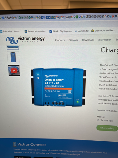 Victron Energy Orion-Tr Smart 24/12-20 Isolated DC-DC Charger