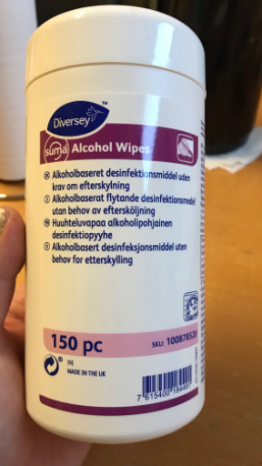 Diversey Suma Alcohol Wipes
