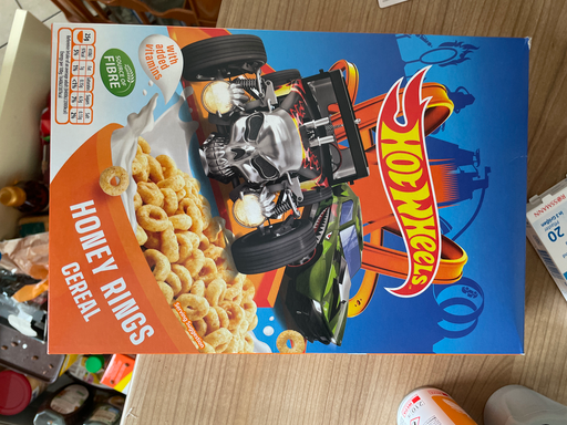 Hot Wheels Honey Rings Cereal