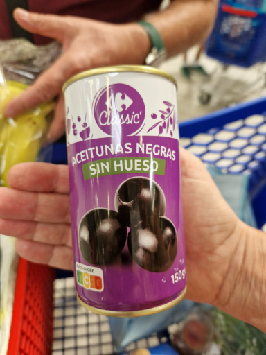 Classic Aceitunas Negras Sin Hueso