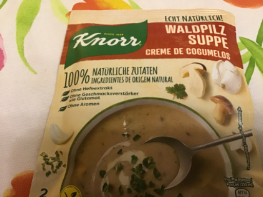 Knorr Waldpilz Suppe