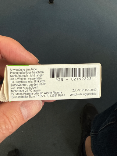 Pan-Ophtal Augentropfen 50 mg/ml