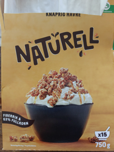 Naturell Knaprig Havre