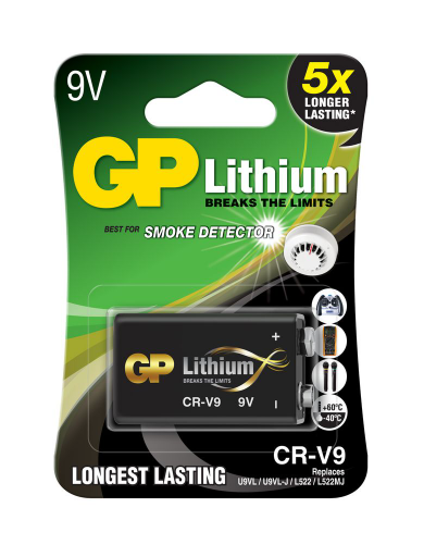 GP Lithium CR-V9 9V Battery