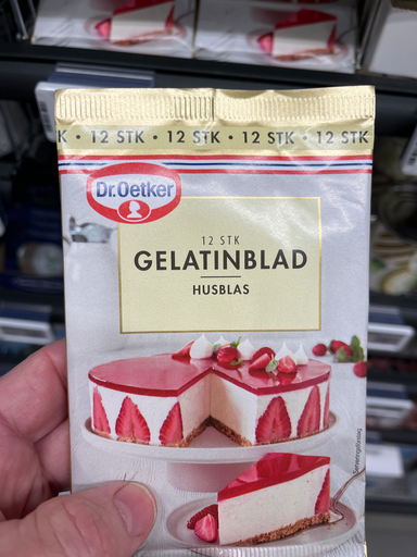 Dr. Oetker Gelatinblad