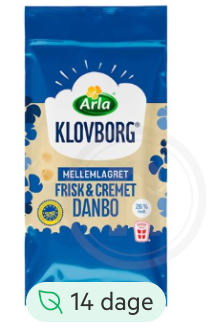Arla Klovborg Frisk & Cremet Danbo