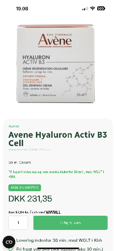 Avene Hyaluron Activ B3 Cell