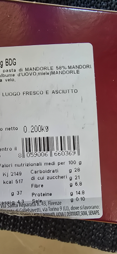 Pasta di Mandorle 60% Laped