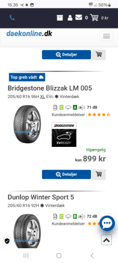 Bridgestone Blizzak LM005 Winter Performance Tire