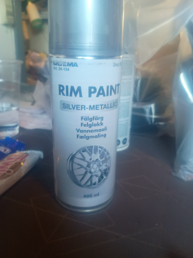 BILtema Rim Paint Silver-Metallic
