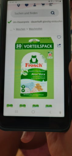 Frosch Sensitiv-Waschpulver Aloe Vera