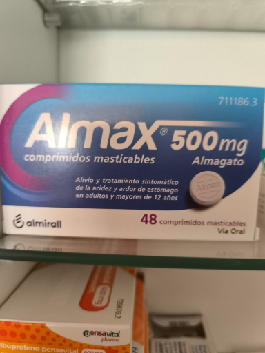 Almax 500 mg comprimidos masticables
