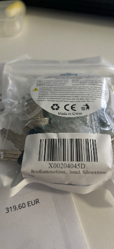 Wiltec Briefkasten V13 mit Schloss