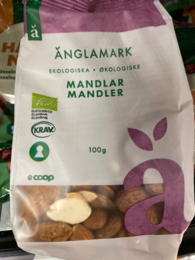 Änglamark Mandler 100g